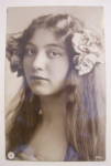 1904 Pretty Lady Photo Postcard