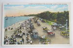 Click to view larger image of Sunday Afternoon At The Lake Shore, Chicago Postcard (Image1)