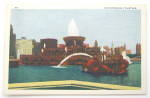 Click to view larger image of Buckingham Fountain, Chicago World Fair 1933 Postcard (Image1)