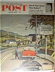 Click here to enlarge image and see more about item 1930-001598: Saturday Evening Post Cover By Prins - June 9, 1956