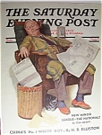 Click here to enlarge image and see more about item 1930-001609: Saturday Evening Post Cover By Howitt - March 19, 1938