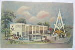 Click to view larger image of Masonic Brotherhood Center, New York Fair Postcard (Image1)