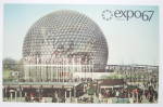 Click to view larger image of Pavilion of the United States, Expo 67 Postcard  (Image2)