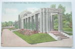 Click to view larger image of Pergola Near Administration Building, Chicago Postcard  (Image2)