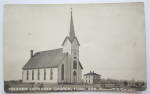 Click to view larger image of Fridhem Lutheran Church, Funk, Nebraska Postcard  (Image3)