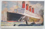 Click to view larger image of Aquitania Ship Postcard (Cunard Line) (Image3)