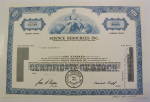 Click to view larger image of Science Resources Inc. Stock Certificate (Image1)