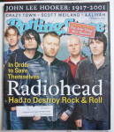 Rolling Stone Magazine August 2, 2001 Radiohead