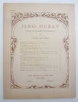 Click to view larger image of Sheet Music For 1909 Jeno Hubay (Image1)