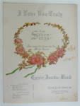Sheet Music For 1938 I Love You Truly 