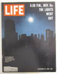 Click to view larger image of Life Magazine November 19, 1965 The Lights Went Out  (Image1)