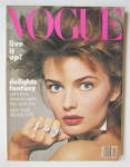 Click to view larger image of Vogue Magazine December 1986 Paulina Porizkova (Image2)
