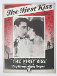 Click to view larger image of Sheet Music 1928 The First Kiss Fay Wray & Gary Cooper (Image2)