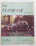 Click to view larger image of The Classic Car Magazine Fall 1966 1938 Delahaye V-12 (Image2)