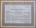 Click to view larger image of 1939 Chicago Railways Company Stock Certificate  (Image1)
