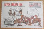 Click to view larger image of 1960's - 1970's Seven Dwarfs Inn Place Mat (Image3)
