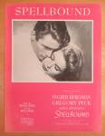Sheet Music Spellbound 1945 Bergman & Peck 