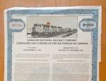 Click to view larger image of 1986 Canadian National Railway Co Stock Certificate (Image3)