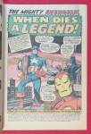 Click to view larger image of Avengers Comic October 1970 When Dies A Legend  (Image3)