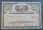 Click to view larger image of 1967 The American Tobacco Company Stock Certificate  (Image1)