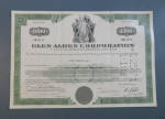 Click to view larger image of 1968 Glen Alden Corporation Stock Certificate  (Image3)