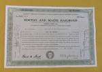 Click to view larger image of 1953 Boston & Maine Railroad Stock Certificate  (Image1)