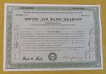 Click to view larger image of 1953 Boston & Maine Railroad Stock Certificate  (Image3)