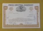 Click to view larger image of 1972 Penn Central Company Stock Certificate  (Image1)