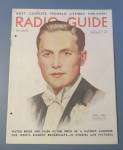 Click to view larger image of Radio Guide Magazine September 11, 1937 Lanny Ross  (Image1)