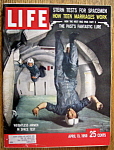 Click to view larger image of Life Magazine April 13, 1959 Airmen In Space Test (Image1)