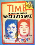 Click to view larger image of Time Magazine-February 3, 1986-Aquino/Marcos (Image1)