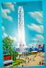 Click to view larger image of Giant Havoline Thermometer Postcard (Chicago Fair) (Image2)