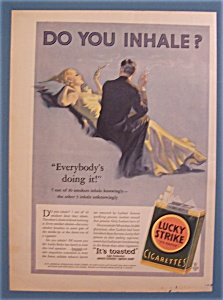 1932 Lucky Strike Cigarettes
