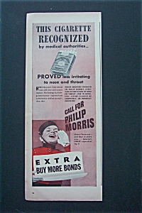 1943 Philip Morris Cigarettes with Bellboy Yelling  (Image1)