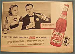 Vintage Ad: 1941 Pepsi-cola W/ Jean Rogers & Bob Crosby