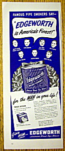 Vintage Ad: 1949 Edgeworth Pipe Tobacco W/ Phil Rizzuto