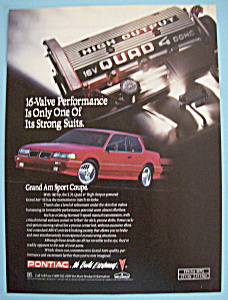 Vintage Ad: 1991 Pontiac Grand Am Sport Coupe