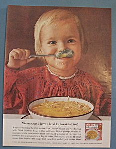 Vintage Ad: 1962 Lipton Chicken Noodle Soup