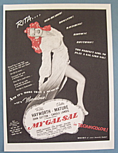 Vintage Ad: 1942 Movie Ad For My Gal Sal
