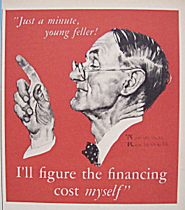 1940 General Motor Plan w/Man's Face By Norman Rockwell (Image1)