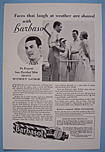 Vintage Ad: 1932 Barbasol