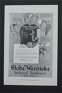 1916 Globe-Wernicke Sectional Bookcases with Man (Image1)