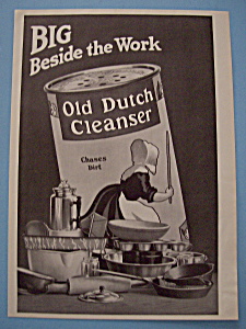 Vintage Ad: 1914 Old Dutch Cleanser