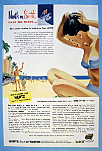 Vintage Ad: 1952 Hertz Drive Your Self System