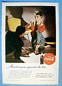 1955 Coca Cola (Coke) W/woman Talking To A Man