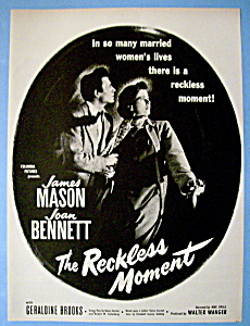 Vintage Ad: 1949 The Reckless Moment