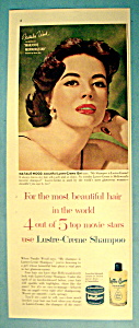 Vintage Ad: 1958 Lustre Creme Shampoo w/ Natalie Wood (Image1)