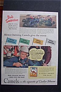 1940 Camel Cigarettes w/ Bob Swanson (Race Car Driver) (Image1)