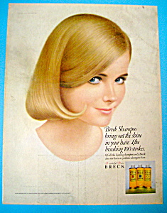 Vintage Ad: 1968 Breck Shampoo