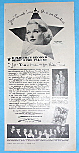 Vintage Ad: 1936 Hold Bob Hairpins W/ J. Bennett
